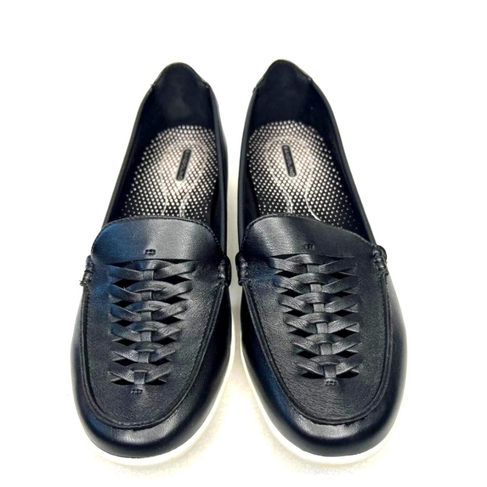 Bandolino Logan 3 Flexible blk/wht Flats sz 8M